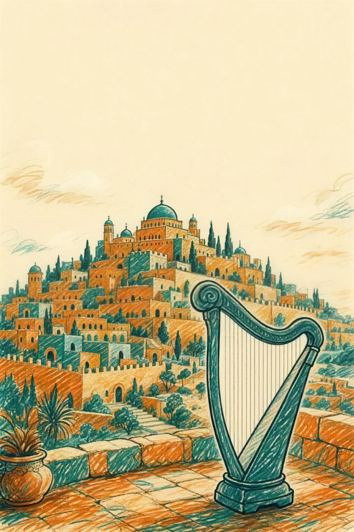 Gate painting for Movement VII, The Kingdom